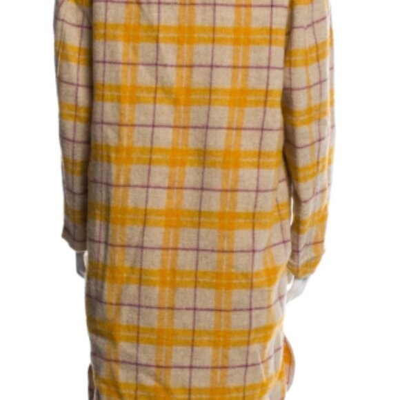 Isabel Marant Yellow Plaid Teddy Jacket - Picture 2 of 10